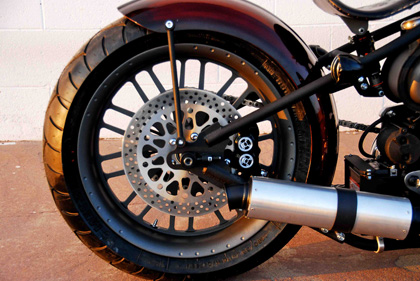 69 Chopper with Performance Canister Muffler